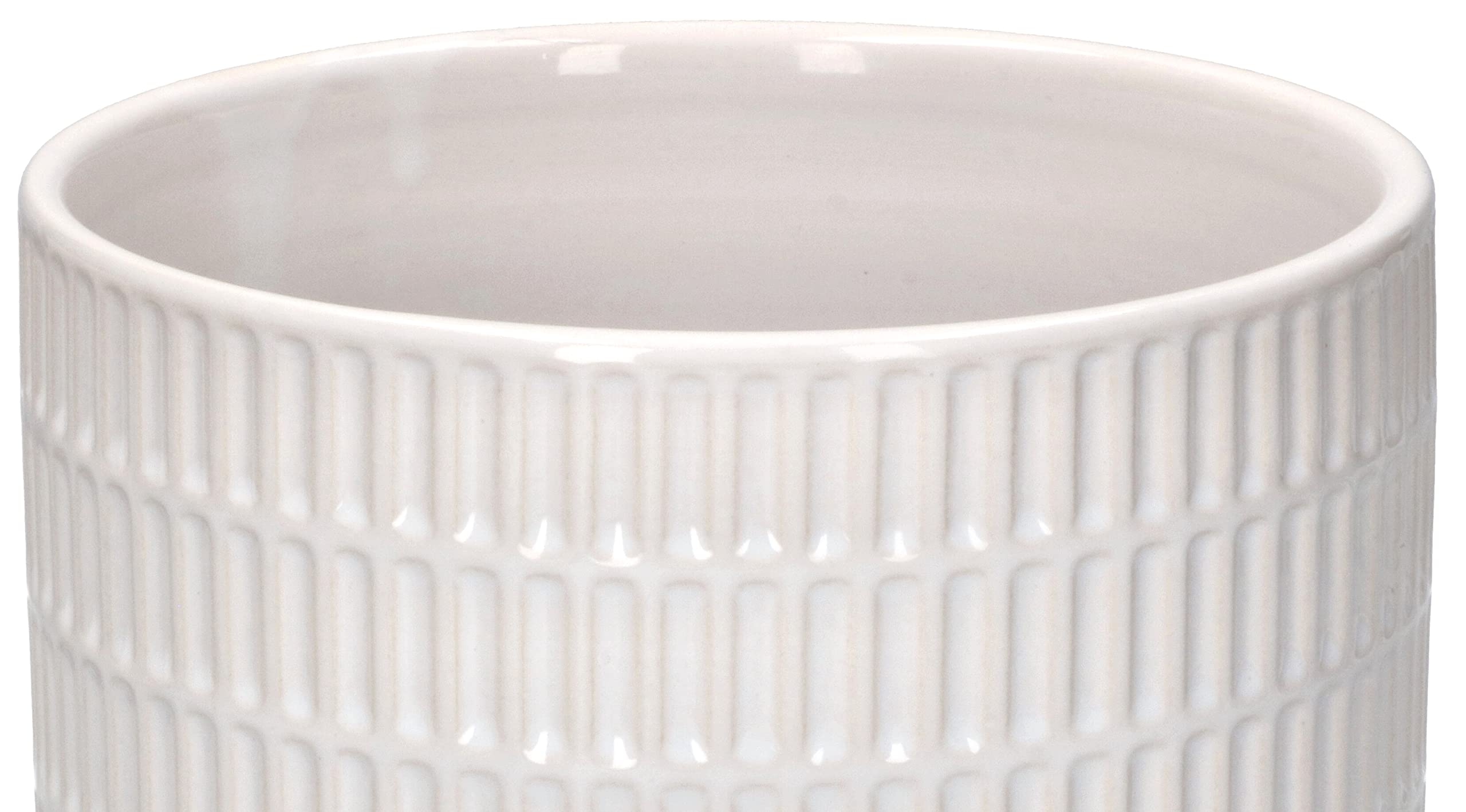 Doniczka szkliwiona fi12 donica osłonka ceramiczna - KOTARBAU - 5