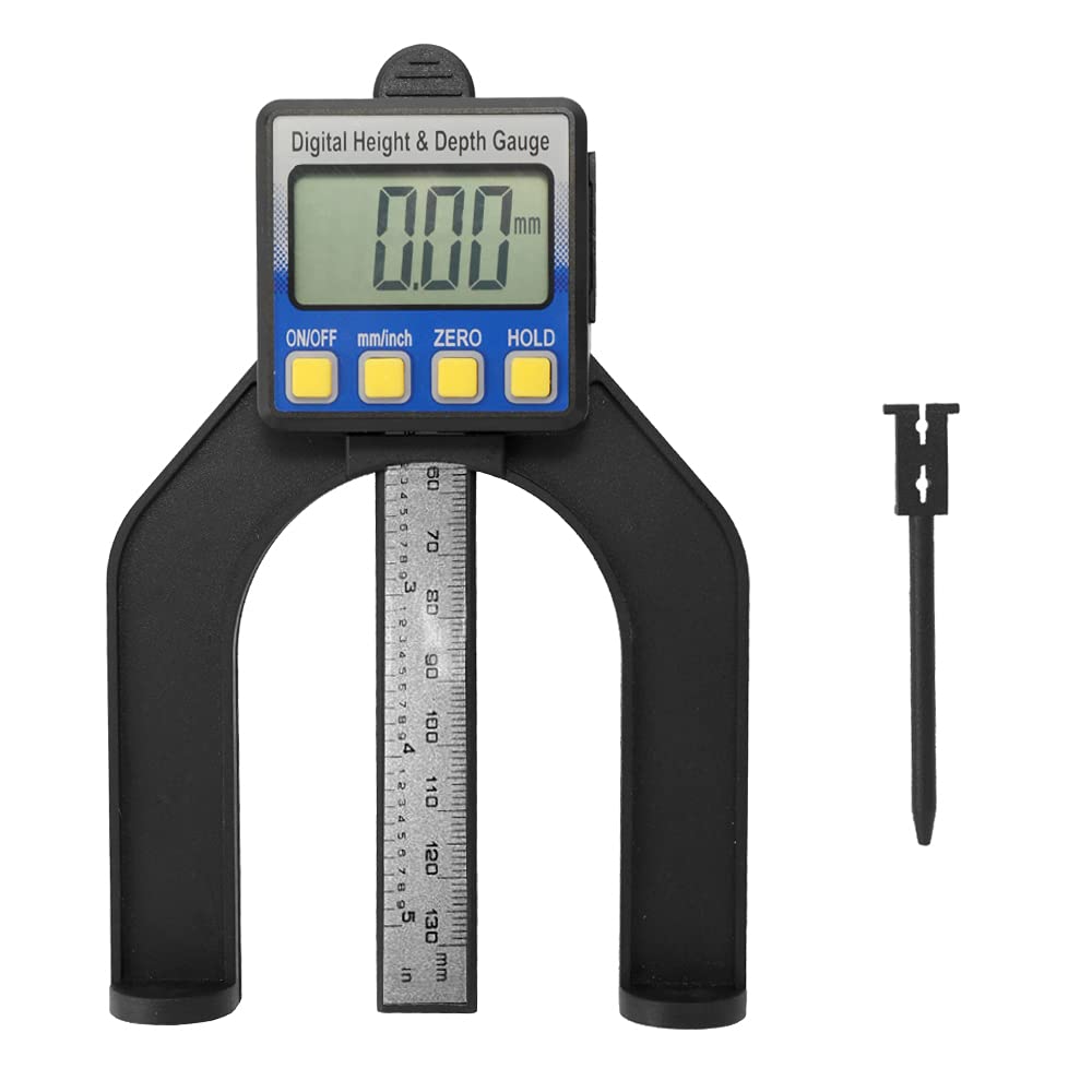 Wysokiej precyzji cyfrowa suwmiarka LCD z zakresem pomiarowym od 0 do 85 mm. Podstawa z magnesami