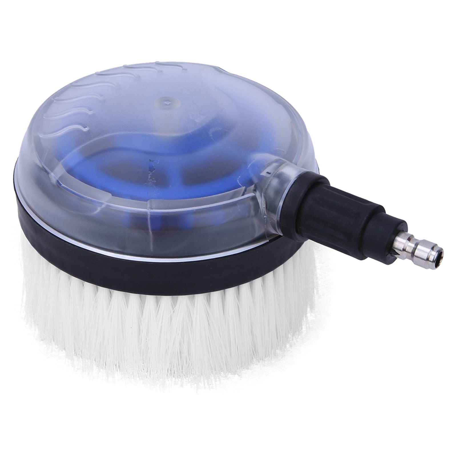 Brosse De Lavage Rotative 100cm Avec Manche Et Réservoir Savon - Pistolet Haute Pression 360° Pour Voiture Et Extérieur