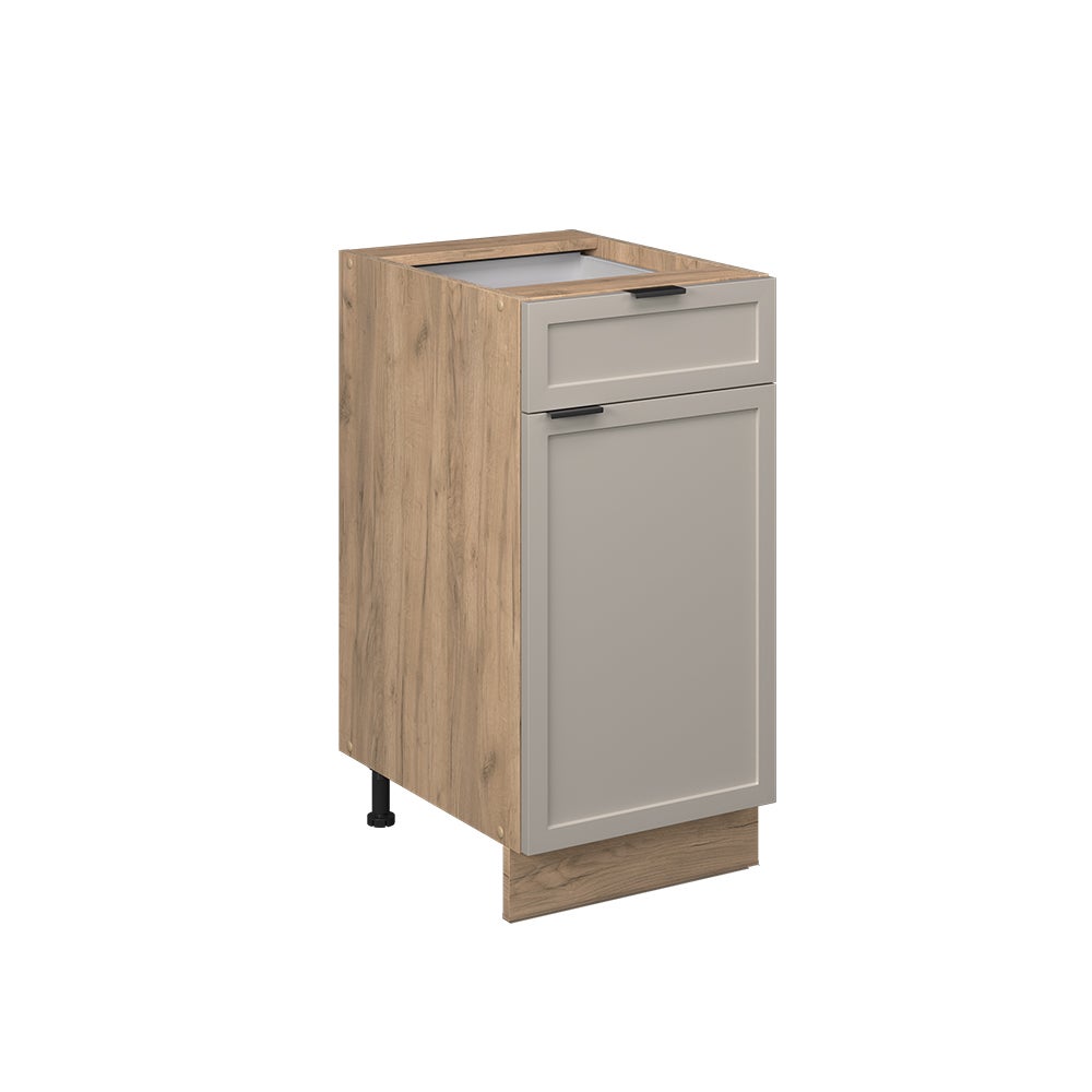Vicco Szafka dolna do kuchni Fame-Line, GreyBeige, 40 cm bez blatu roboczego