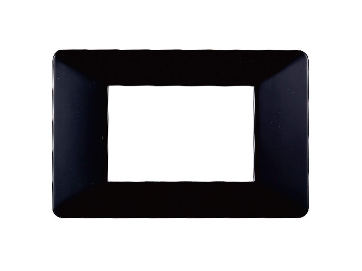 Plaque Interrupteur Starlight 3 Modules - Or Poli - Compatible Vimar Plana - Neuf