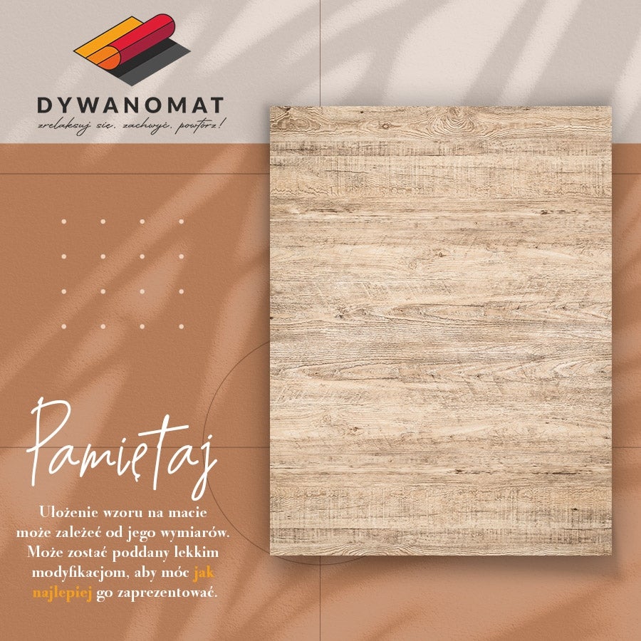 Tapis vinyle intérieur imitation bois brut naturel, tapis en vinyle intérieur rustique décoratif 100x150 – Tulup - 3