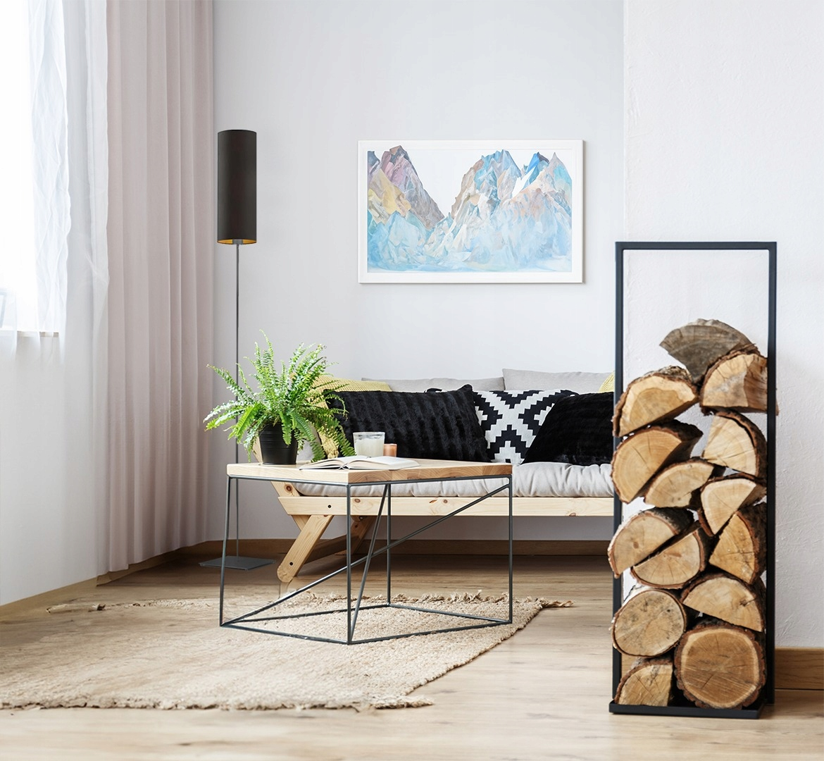 Lampa stojąca podłogowa z abażurem tuba BELL - 5