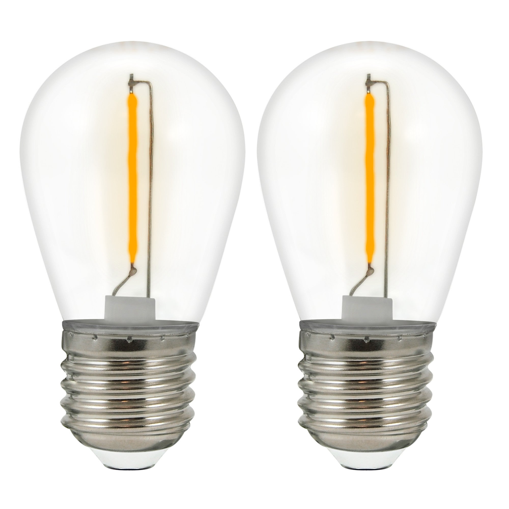 Żarówka LED COB E27 0.3W specjalistyczna 36V do girland niskonapięciowych przezroczysta Neutralna biel 4000K 50lm x 2 sztuki Polux