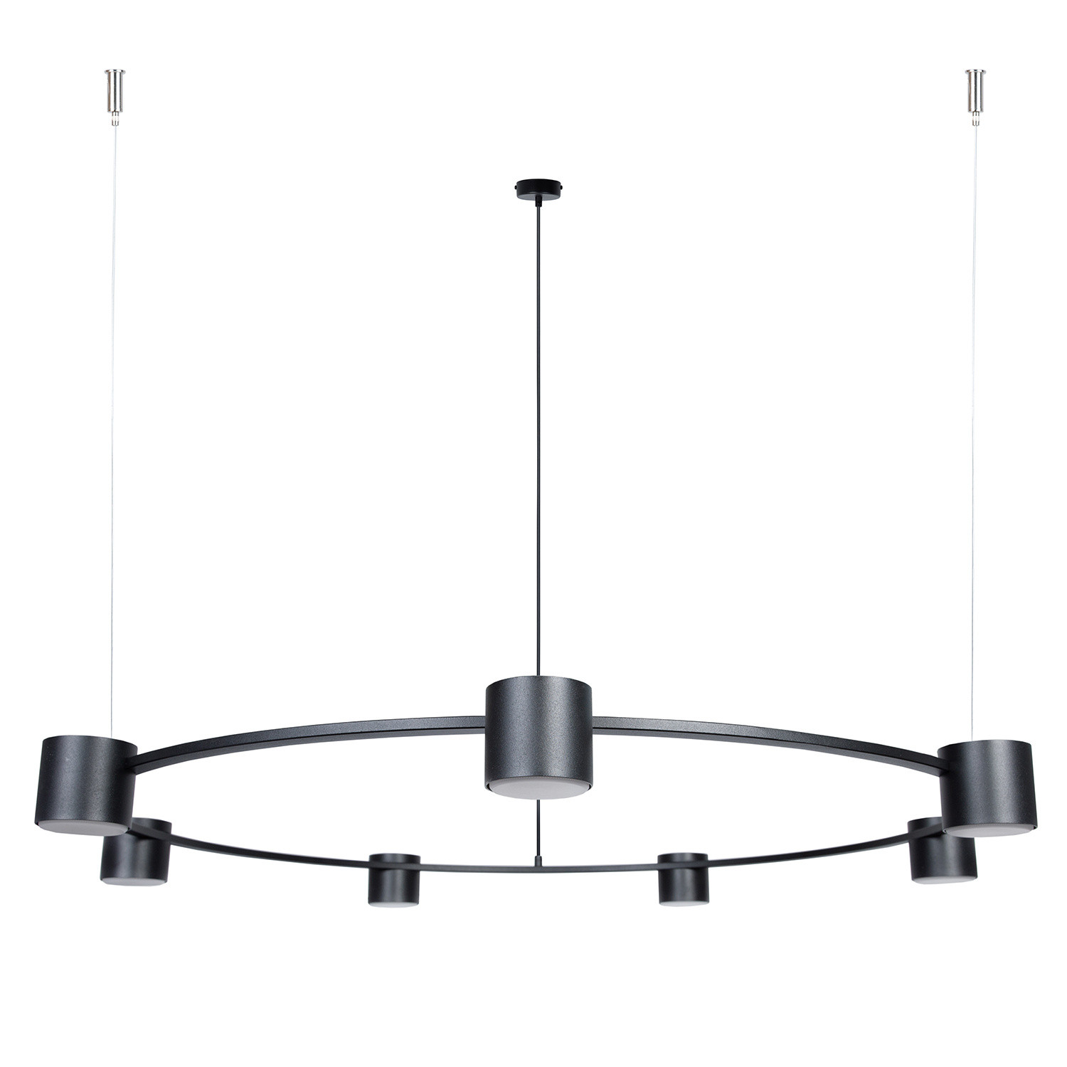Lampa wisząca KODO czarna 7 x GX53 x 12W wym: 150 x 112 x 112 cm Sigma Lighting