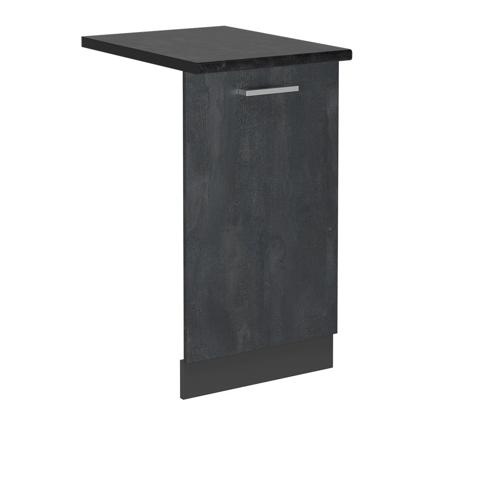 Vicco Panel przedni zmywarki R-Line, Czarny beton, 45 cm , BP Antracyt