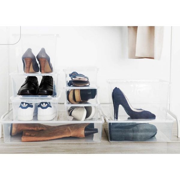 Boîte de rangement chaussures avec ouverture devant - 5