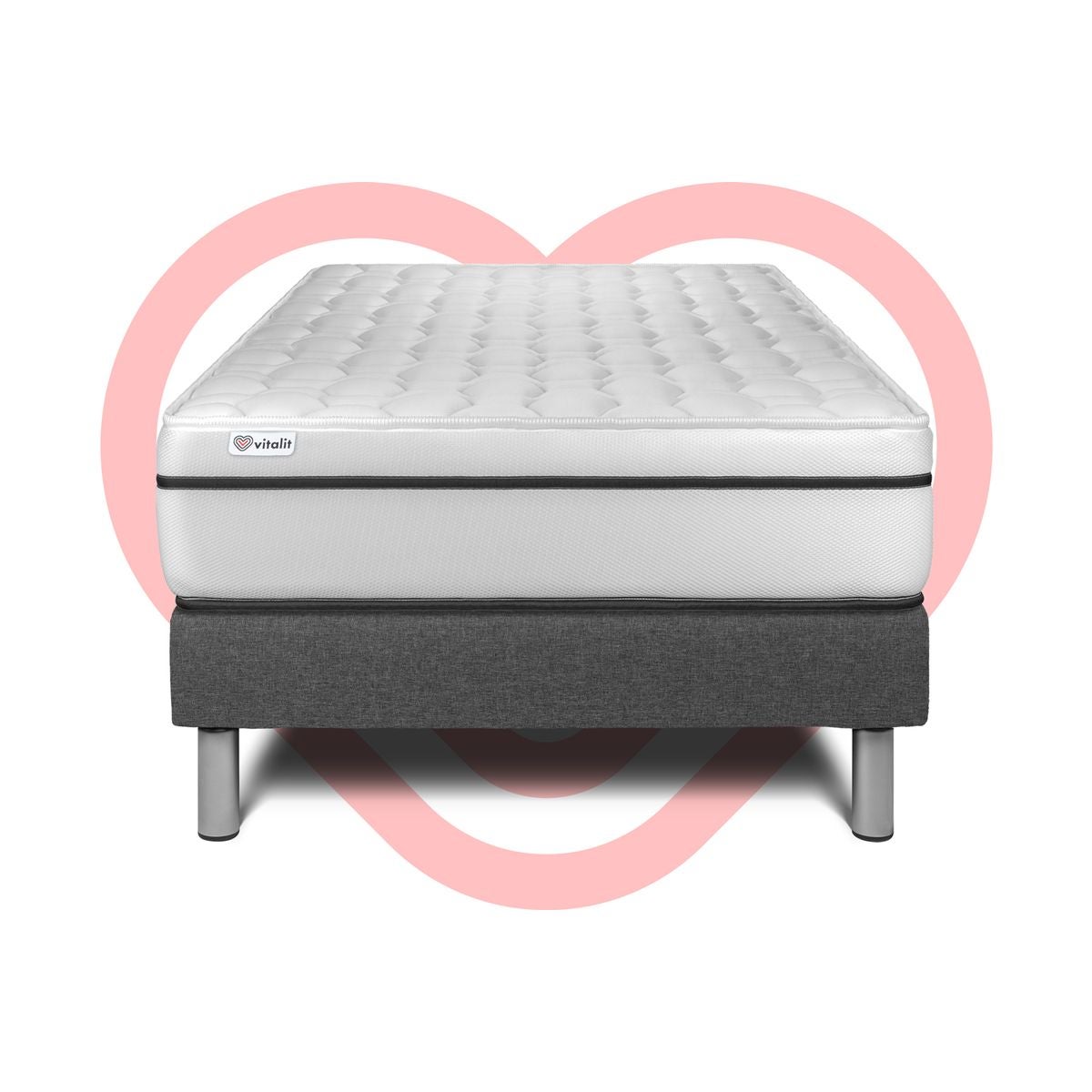 Matelas Mousse 140x190 Vital Relax - Ep: 18cm - Confort Ferme - Toute L