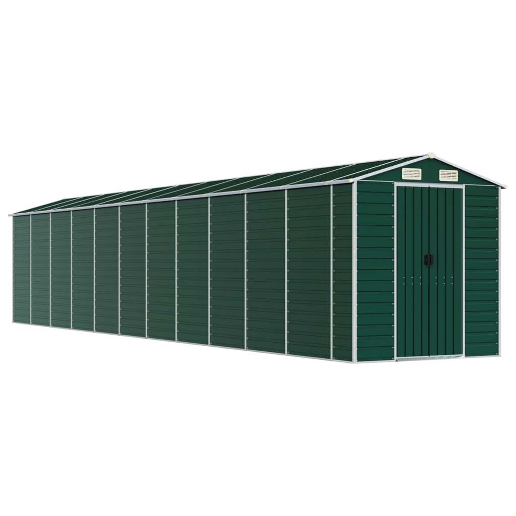 Maison Exclusive - Abri de jardin vert 191x980x198 cm acier galvanisé - 2
