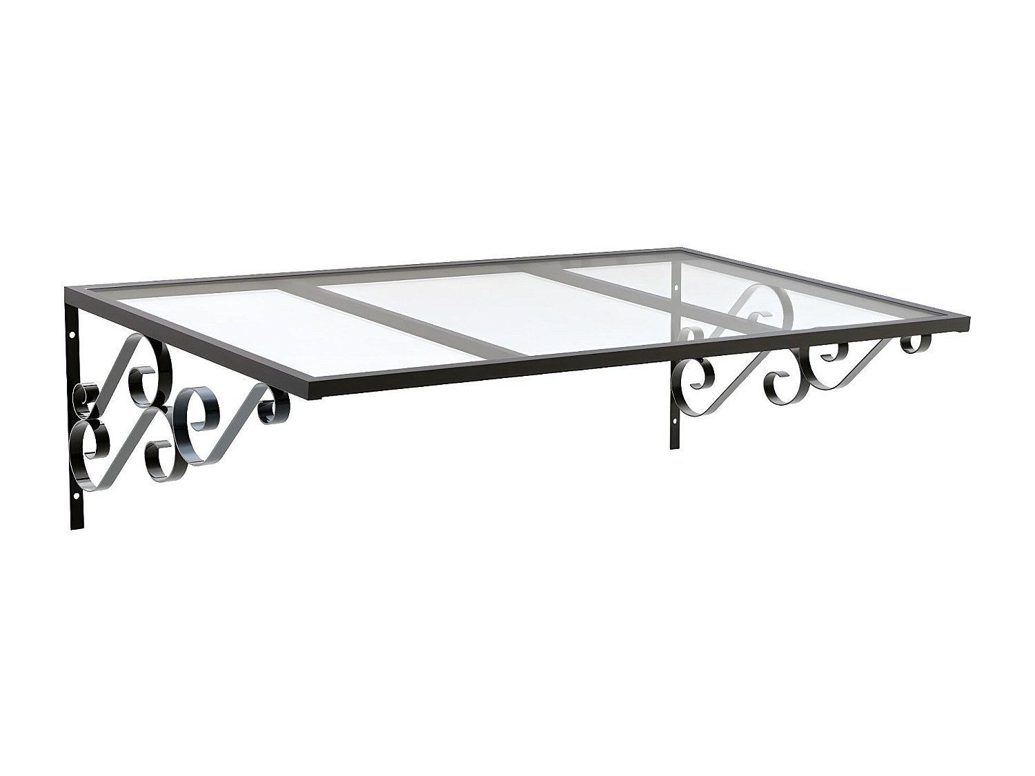Urokliwe zadaszenie AMBAN z aluminium - 120*80 cm