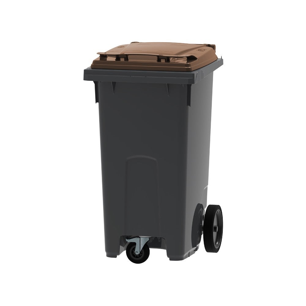 ESE France Conteneur Poubelle à déchets 3 roues - 240L - Robuste et ...