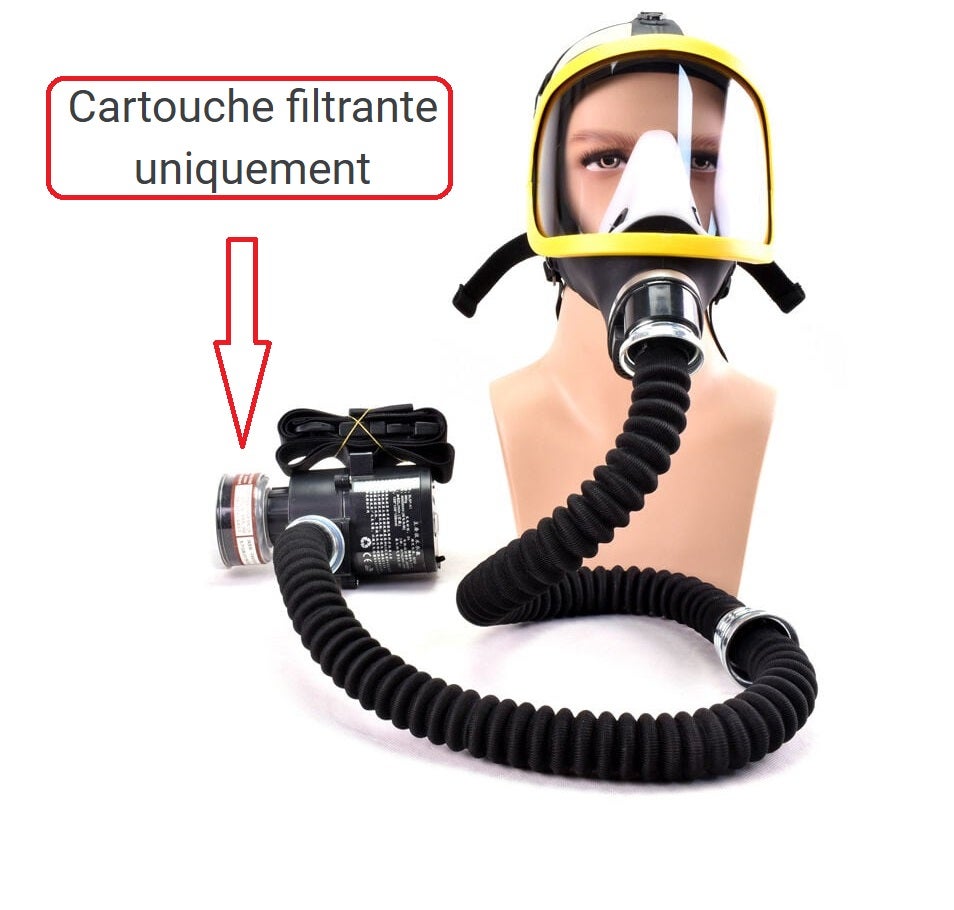 Cartouches filtrantes pour systèmes d'alimentation en air électrique à débit constant, cartouches filtrantes -2pcs [cartouches filtrantes uniquement] - 2