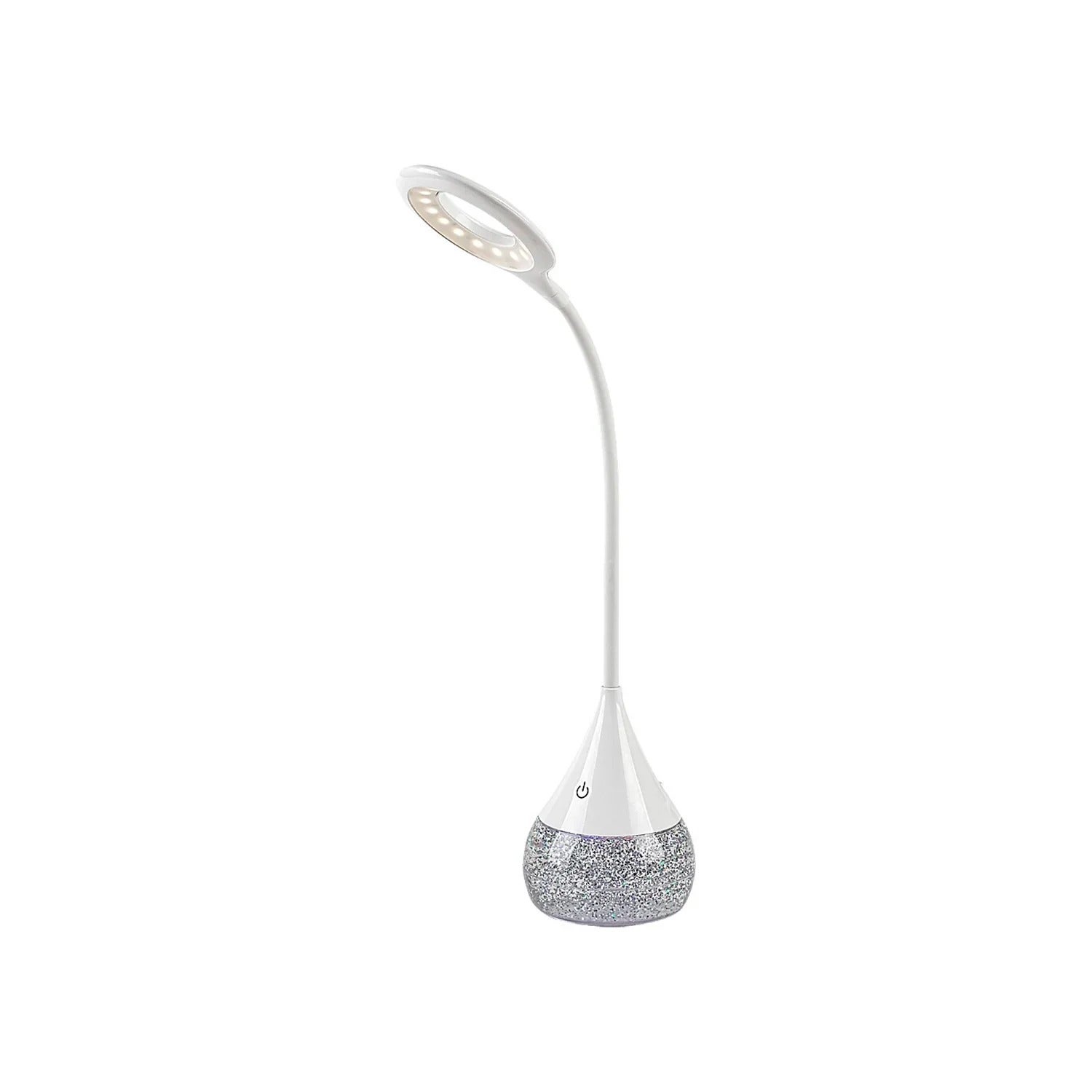 Lampka biurkowa nowoczesna biała elastyczne ramię do salonu biura RGB LED 4W VIVTER Rabalux