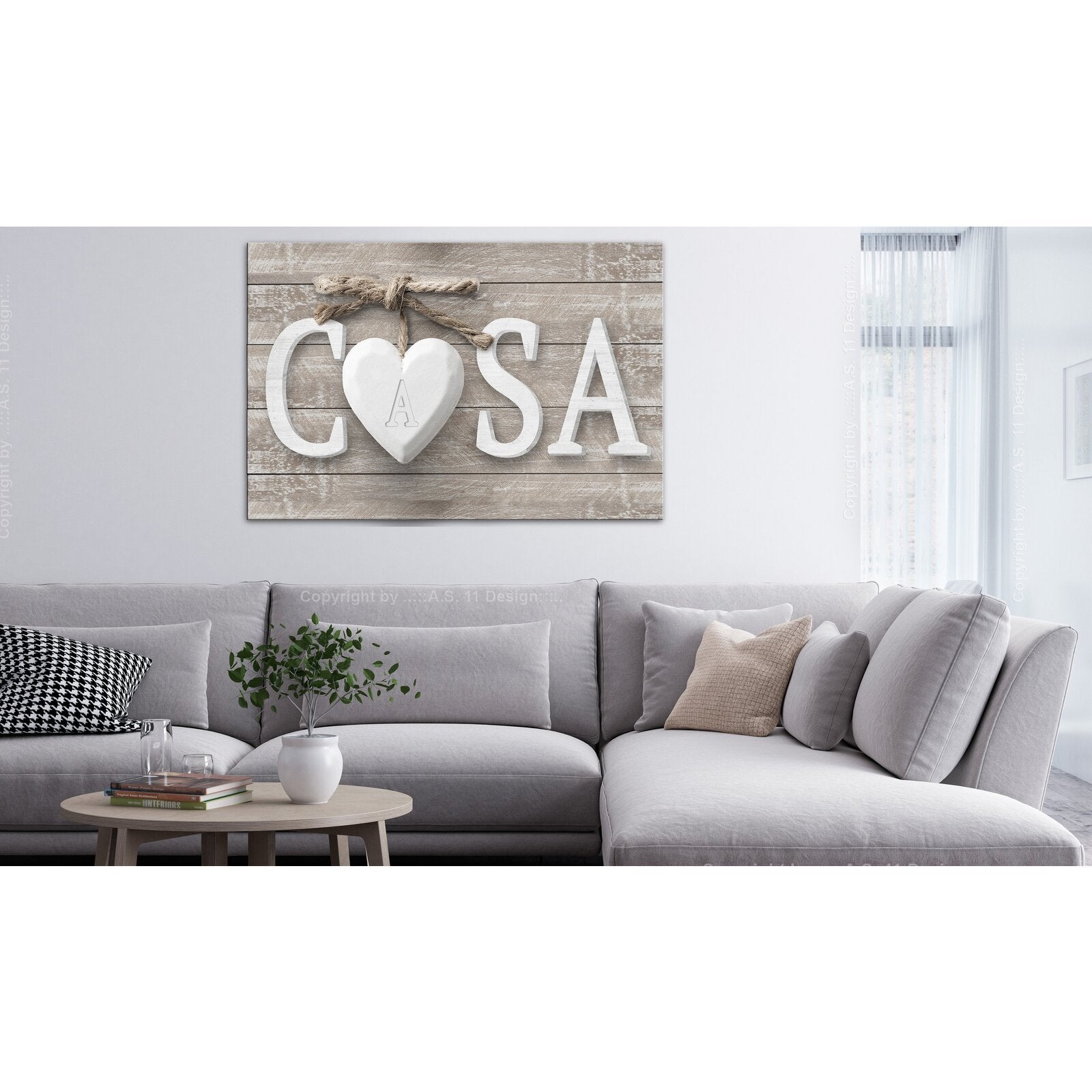 Tableau casa large - 120 x 80 cm - 2