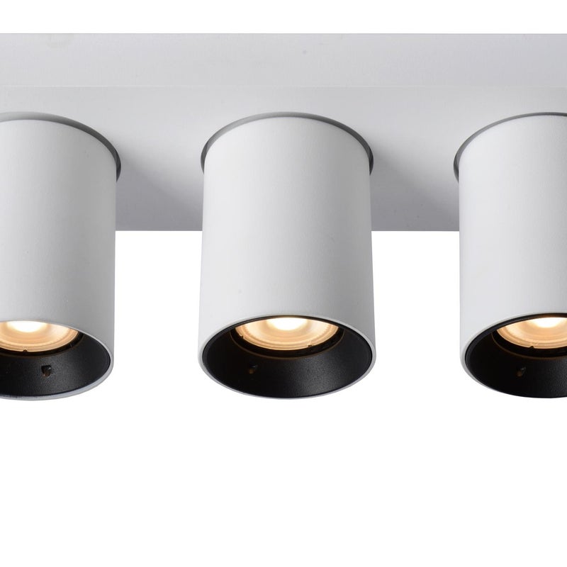 Reflektor sufitowy Spot NIGIEL biały 3xGU10x5W wym: 12 x 30 x 10 cm IP20 Lucide