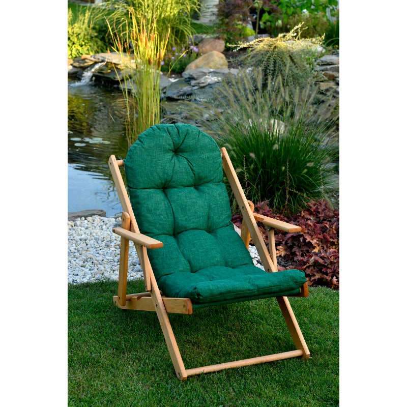 Poduszka na leżak drewniany AMPO zielony 1 szt.