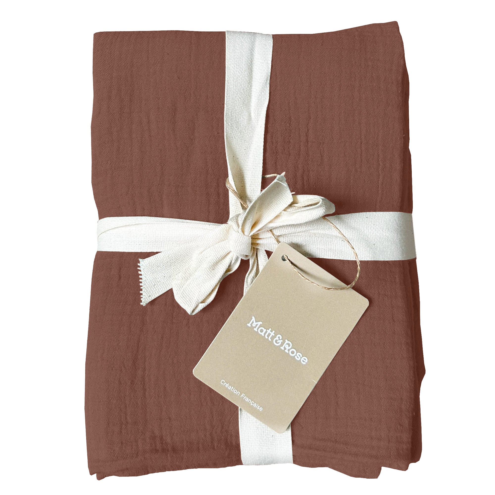 Set de 2 taies d'oreiller unies en coton, GAZE DE COTON - 3
