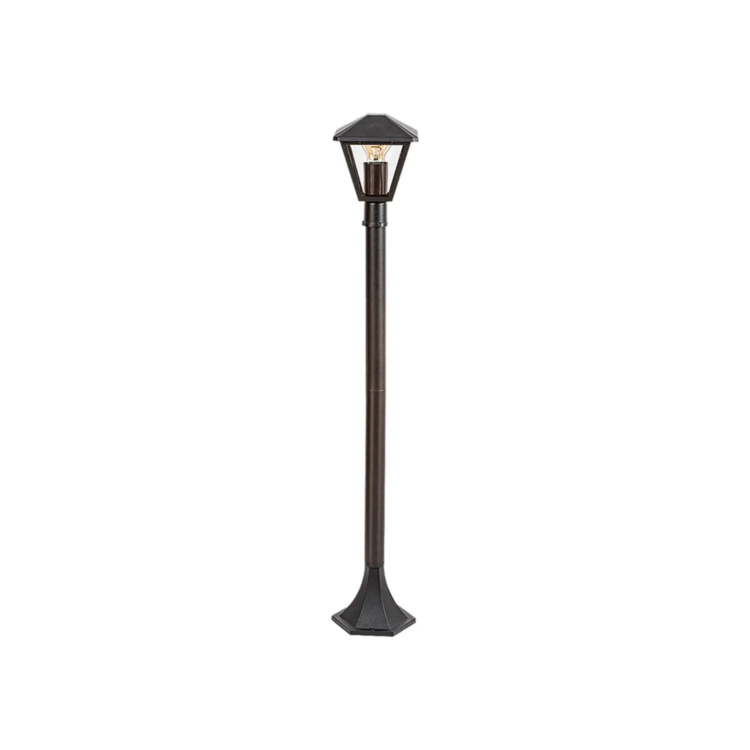 Lampa ogrodowa stojąca Paravento czarna 1xE27x40W IP44 wym: 102 x 16 x 16 cm aluminium Rabalux