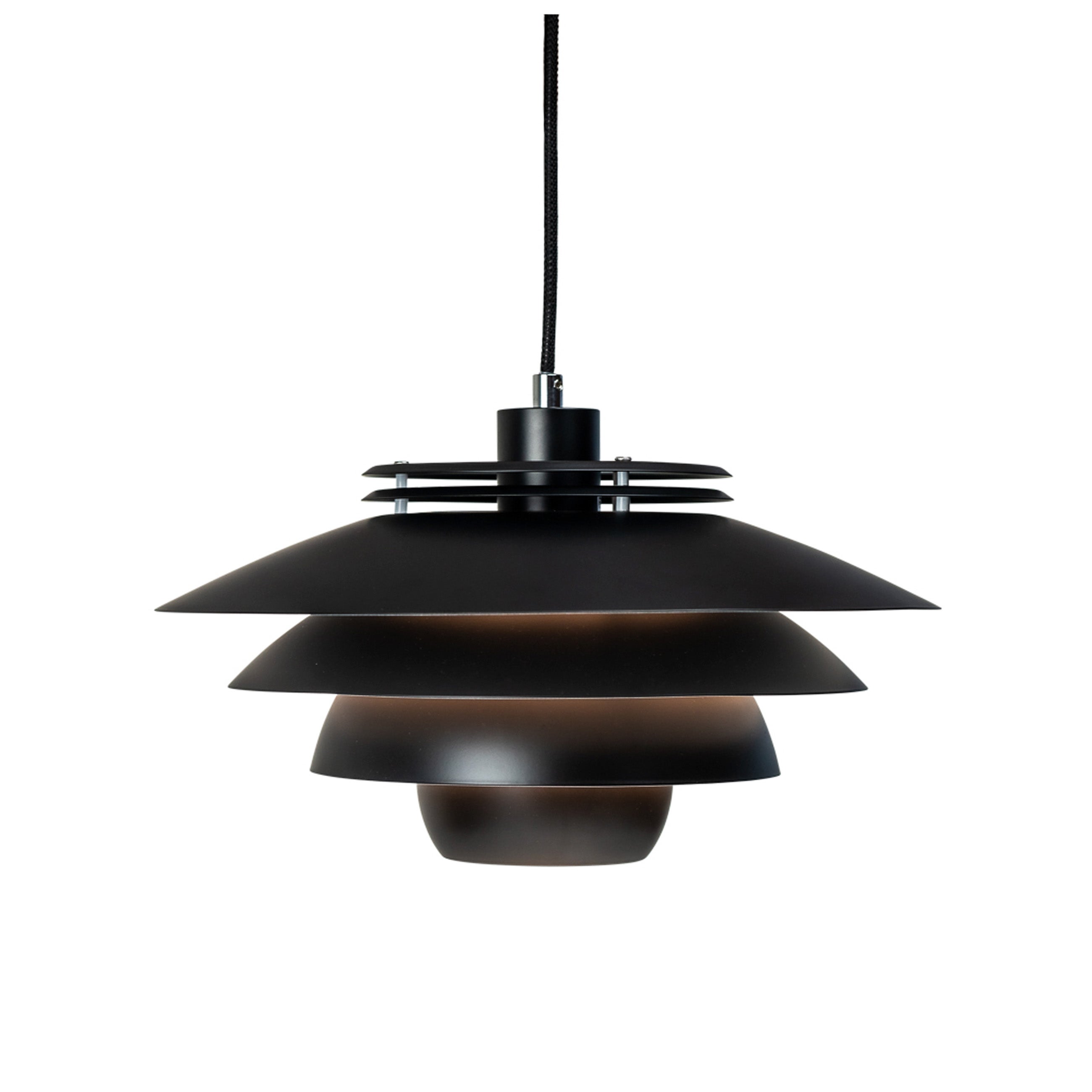 Suspension en métal noir mat, h 20 cm d 38 cm Ejka - DYBERG LARSEN - 2
