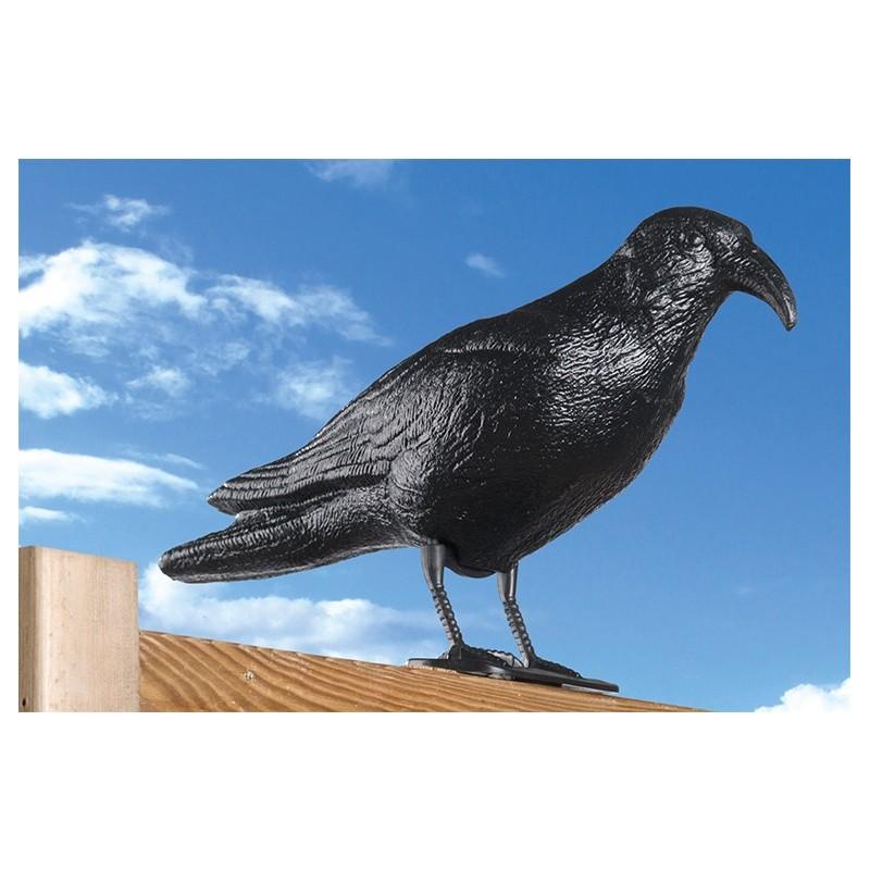 Épouvantail anti-oiseau en forme de corbeau 13x48x20cm - 3