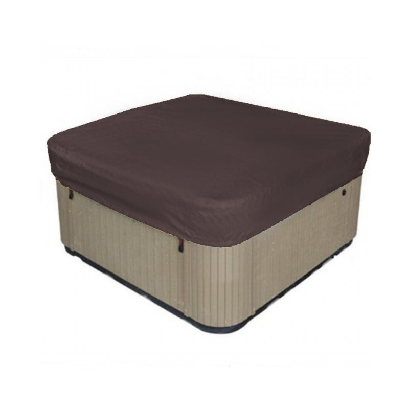 Kwadratowa osłona solarna na basen, trwała ochrona przed promieniowaniem UV, osłona spa, osłona basenu zewnętrznego 207 x 207 x 30 cm