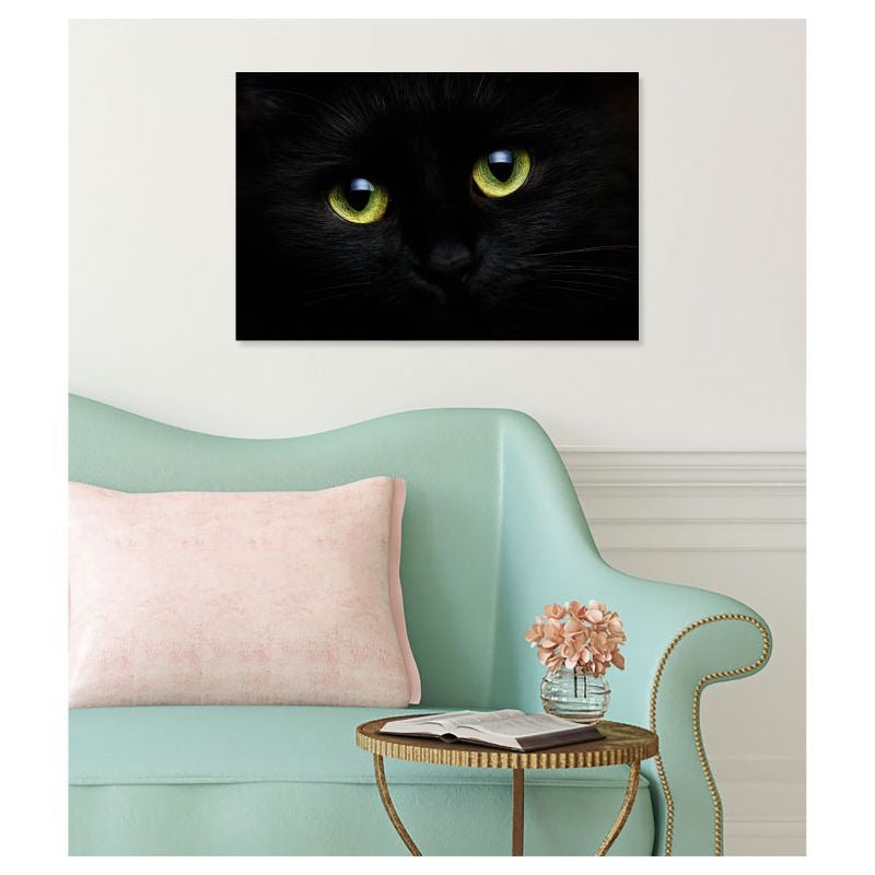 Poster intissé LES YEUX DU CHAT 60 x 40 cm - Décoration intérieure HD ...