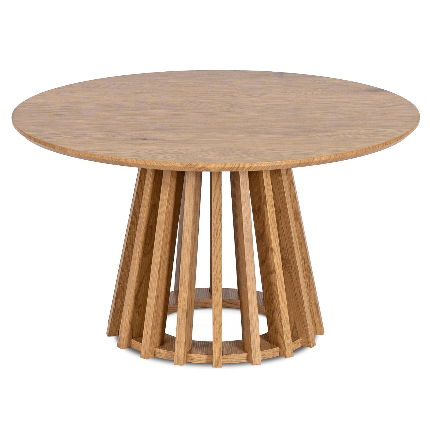 Stolik Kawowy Okrągły Dąb Duży Loft Nowoczesny Duża Okrągła Ława HARPER MAX