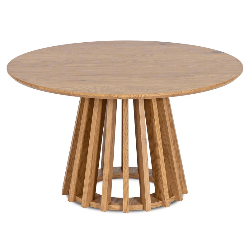 Stolik Kawowy Okrągły Dąb Duży Loft Nowoczesny Duża Okrągła Ława HARPER MAX