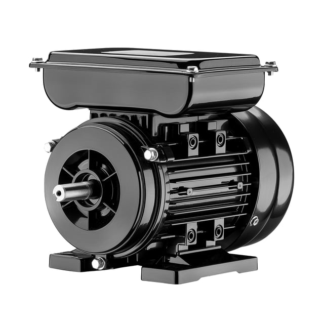 Wiltec Motore elettrico asincrono monofase, 1450 giri/min, 230 volt, 1,5 kw, 2 CV, IP44, classe F