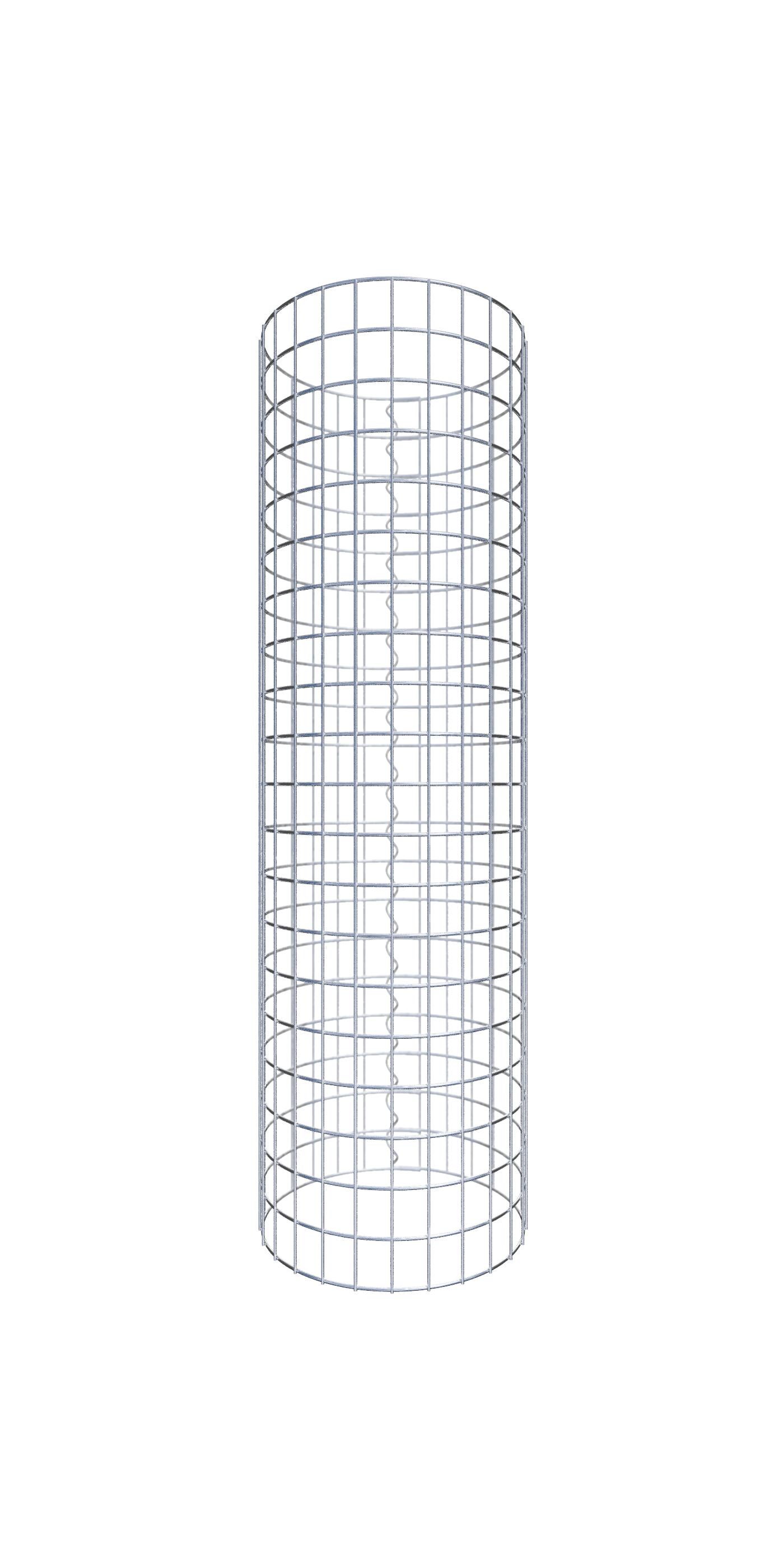 Kolumna gabionowa średnica 42 cm MW 5 x 5 cm okrągła - wysokość: 100 cm
