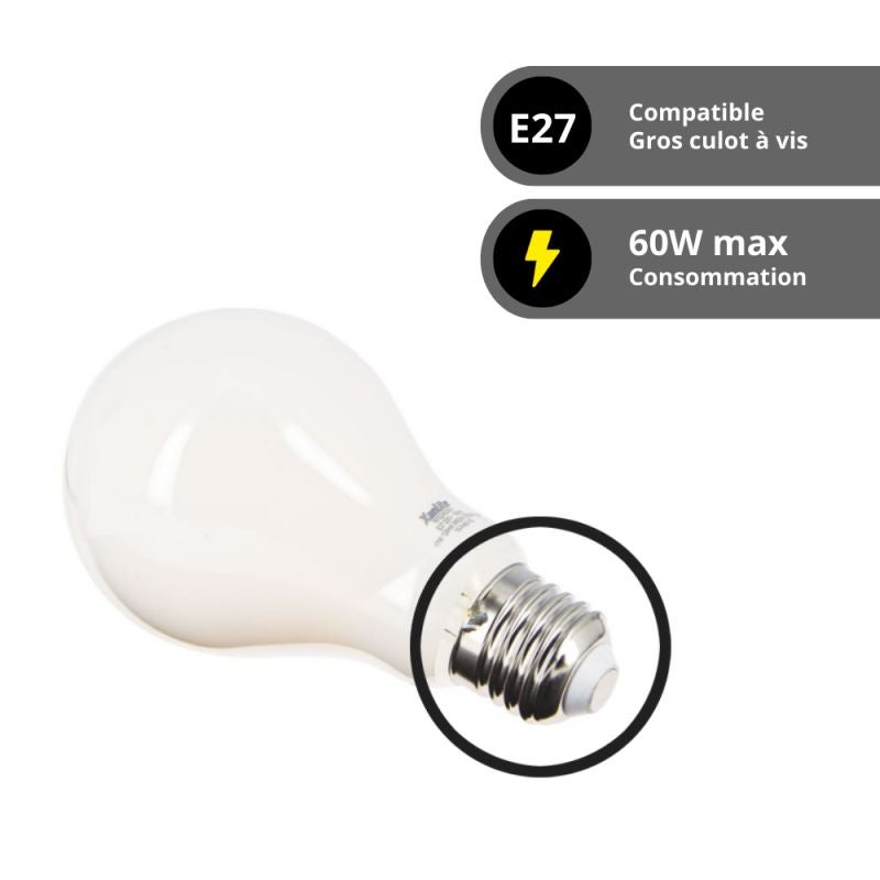 Xanlite - Suspension Tempo en métal noir et laiton, culot E27 - COSDETEMBL - 3