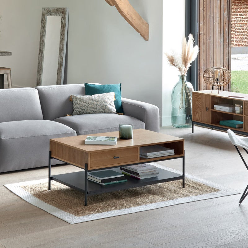 Tapis en jute naturel végétale 120 x 170 cm Atmosphera - 3