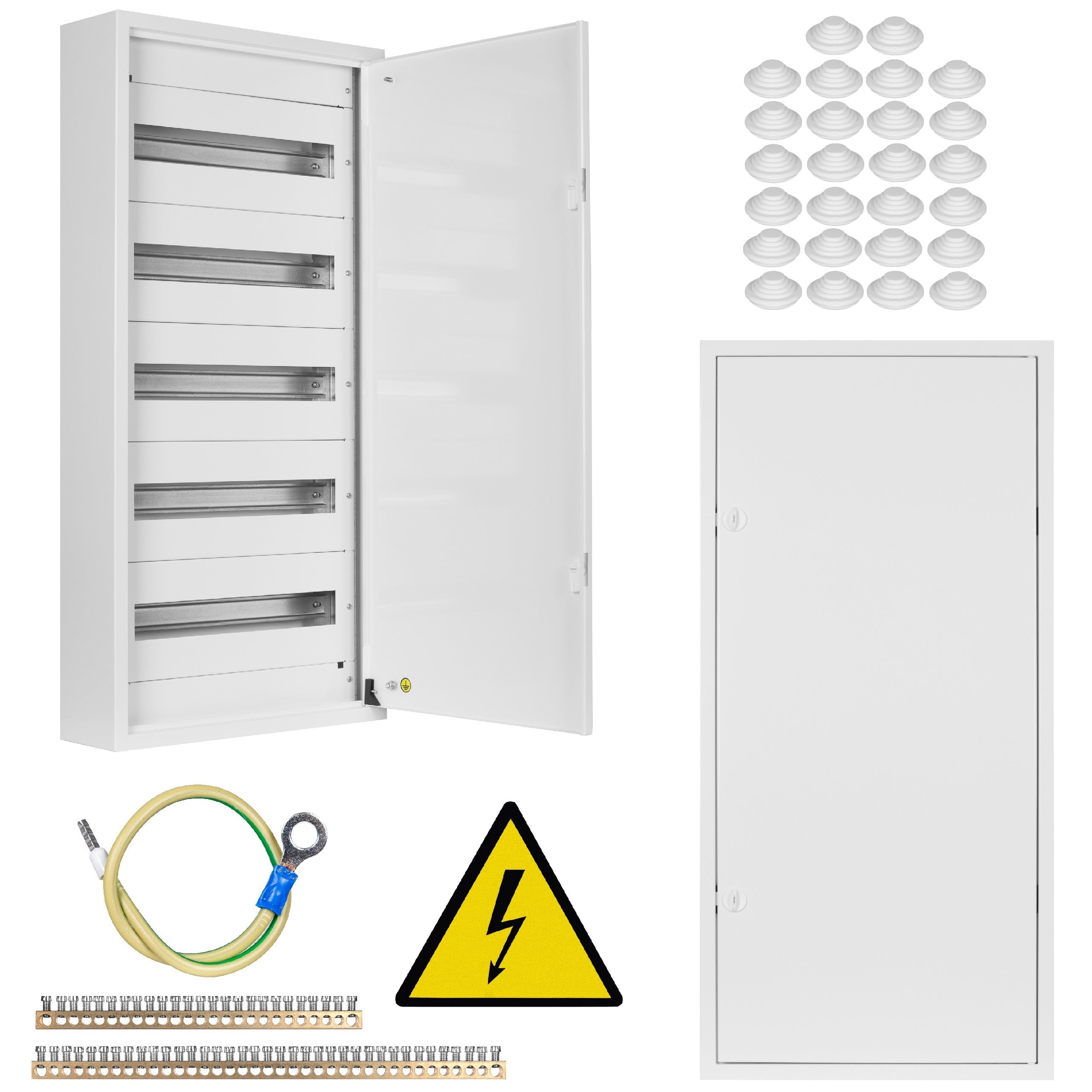 Rozdzielnica Natynkowa Skrzynka Elektryczna Obudowa 5x18 Mod 905x436x130mm