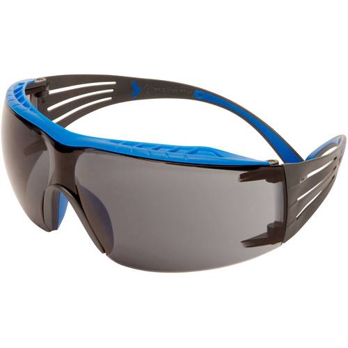 3M SecureFit SF402XSGAF-BLU Lunettes de protection avec protection anti-buée bleu, gris