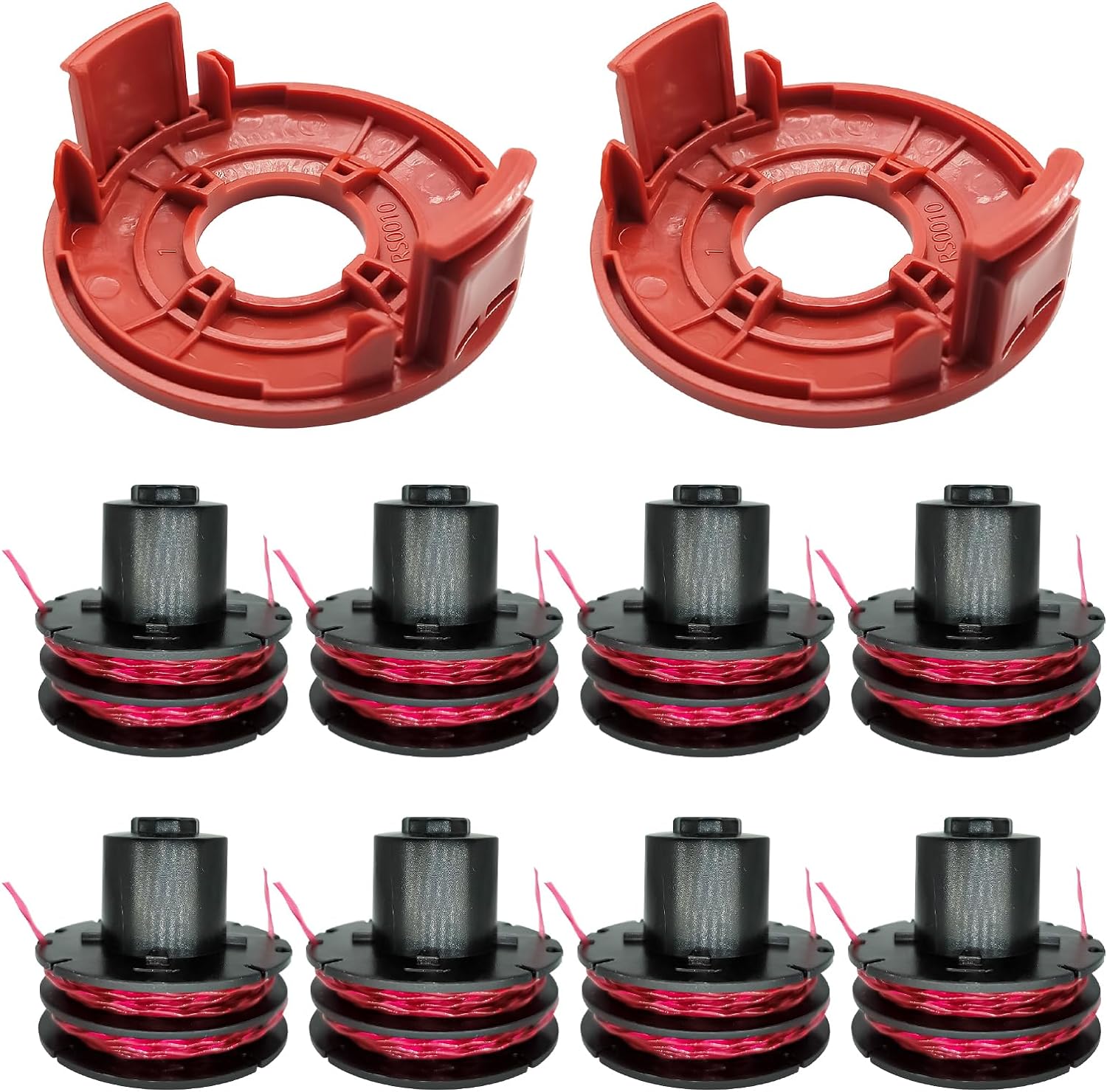 AL-KO 112966 Szpula zamienna do podkaszarki o średnicy 1,6 cm i osłona wymienna RS0010 do GTE 350, GTE450, GTE550-4003718045727