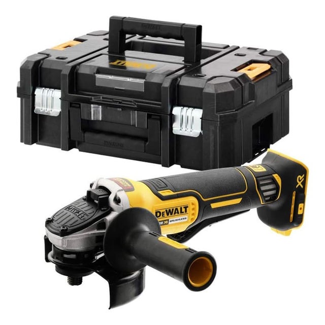 Meuleuse d'angle 18V XR Ø125 mm (machine seule) en TSTAK - DEWALT DCG406NT