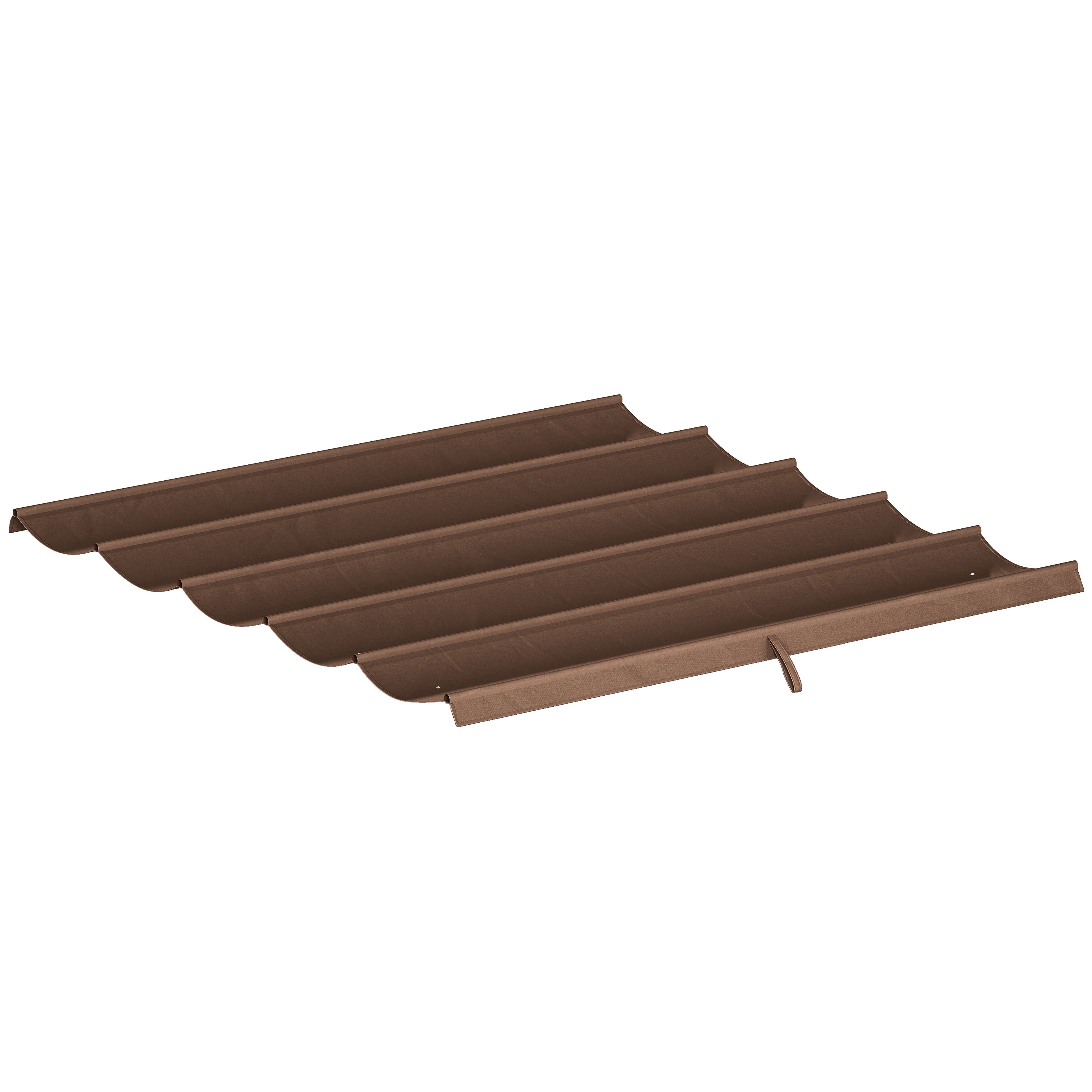 Outsunny Acoperiș de rezervă pentru pergolă gazebo 3x3 m, culoare cafea | Aosom Romania