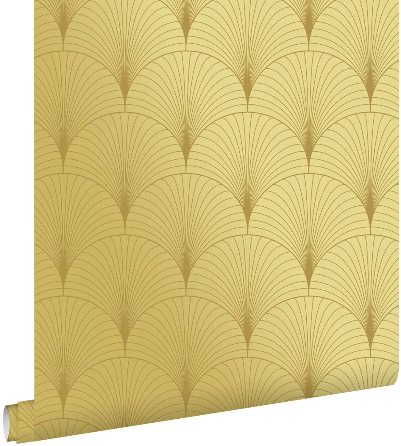 Papel pintado arte deco oro - 0.53 x 10.05 m - estahome