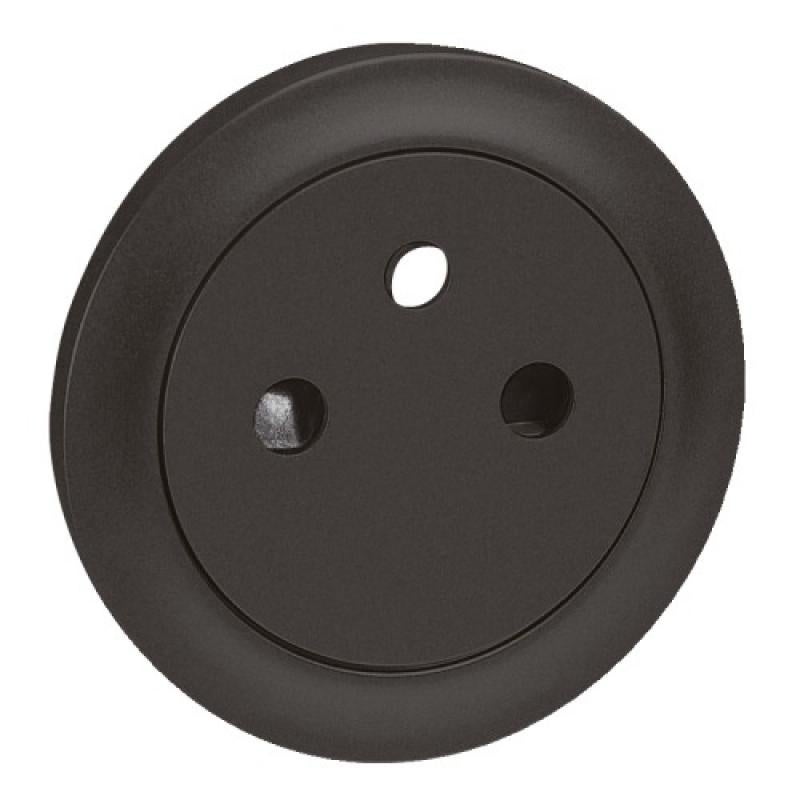 Legrand 067911 Enjoliveur CEliane pour prise 2P plus T Surface graphite - 5