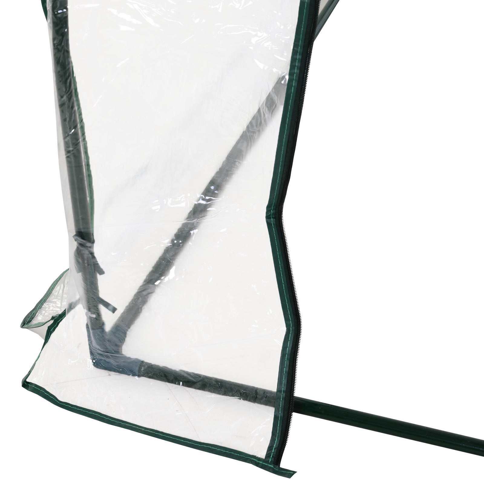 Serre tunnel PVC 2,5 m² Outsunny - 9