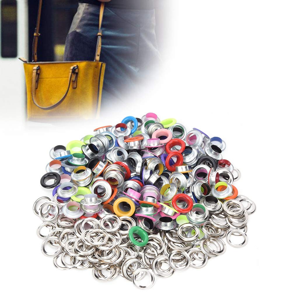 100 pièces Kit œillets œillets en laiton métal œillets avec rondelle chaussures vêtements toile cuir bricolage projets diamètre intérieur 4mm argent oeillet ceinture 100 pièces Kit œillets œillets en laiton métal œillets avec rondelle chaussures vêtements toile cuir bricolage projets diamètre intérieur 4mm argent oeillet ceinture