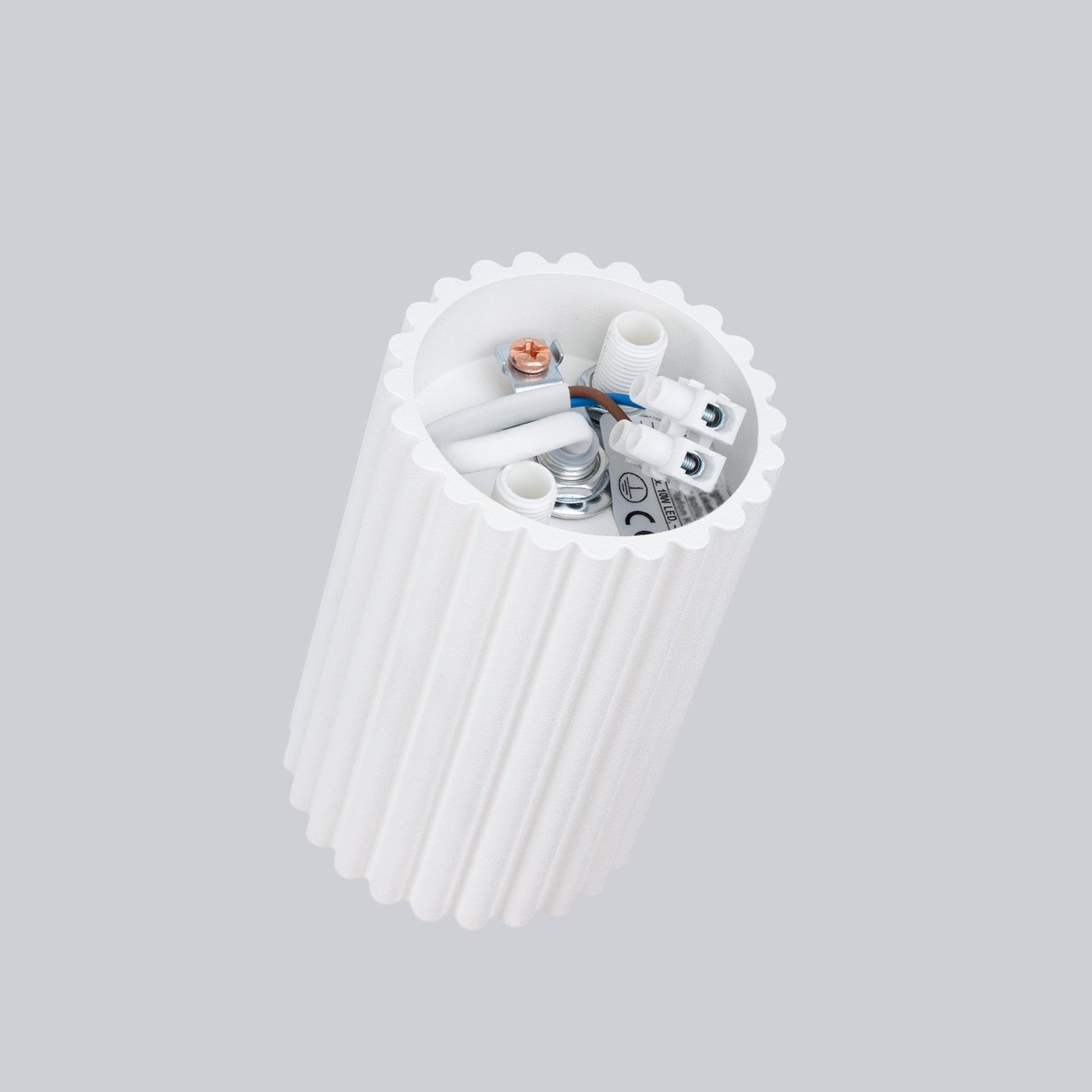 Reflektor sufitowy spot natynkowy Karbon okrągły biały 1xGU10x10W wym: 10 x 6,5 x 6,5 cm aluminium Sollux Lighting - 4