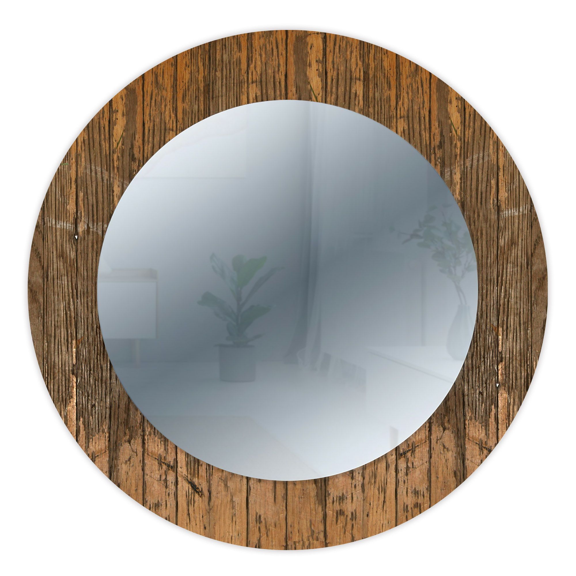 Specchio in legno naturale Ordina Round dm 60 cm sp 6 cm acquista da OBI