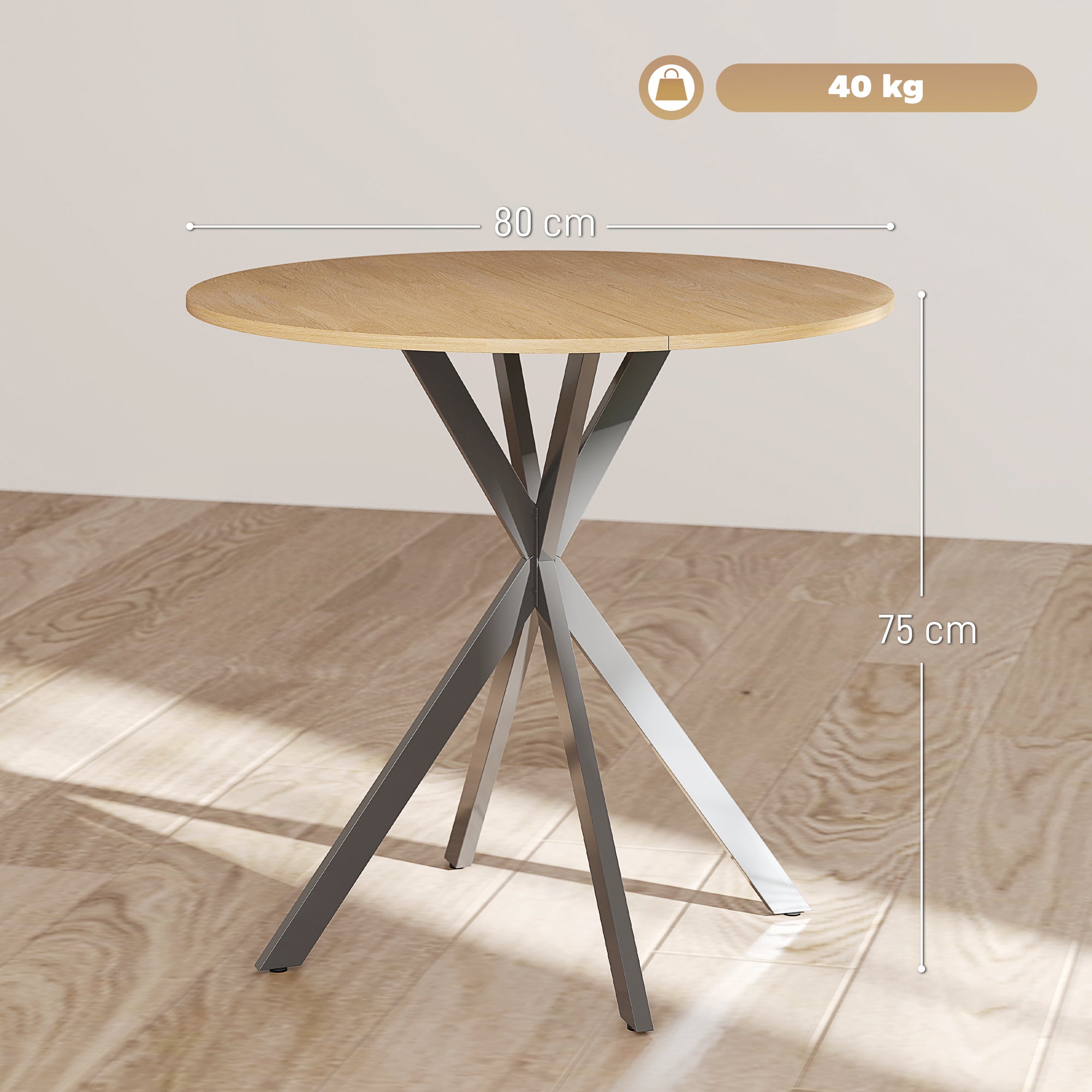 Table à manger, pour la cuisine, plateau compact, panneaux de ...