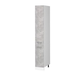 Armoire Haute Universelle VICCO R-Line - 30x207x57.2 Cm - Gris/Blanc - Pour Rangement Maison Ou Atelier