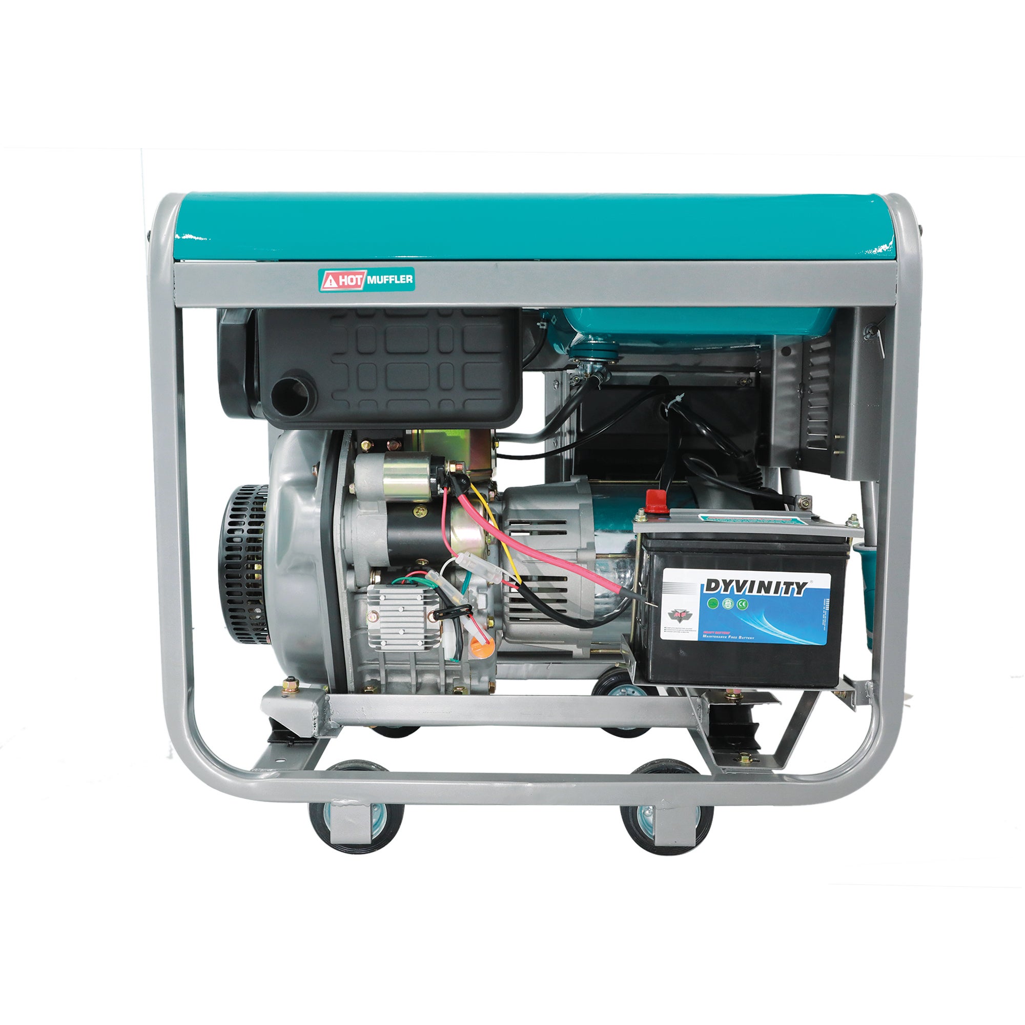 GENERADOR PORTÁTIL DIÉSEL ABIERTO 5.0 KW - TRIFÁSICO MOD. TP450003 (PT) - 2