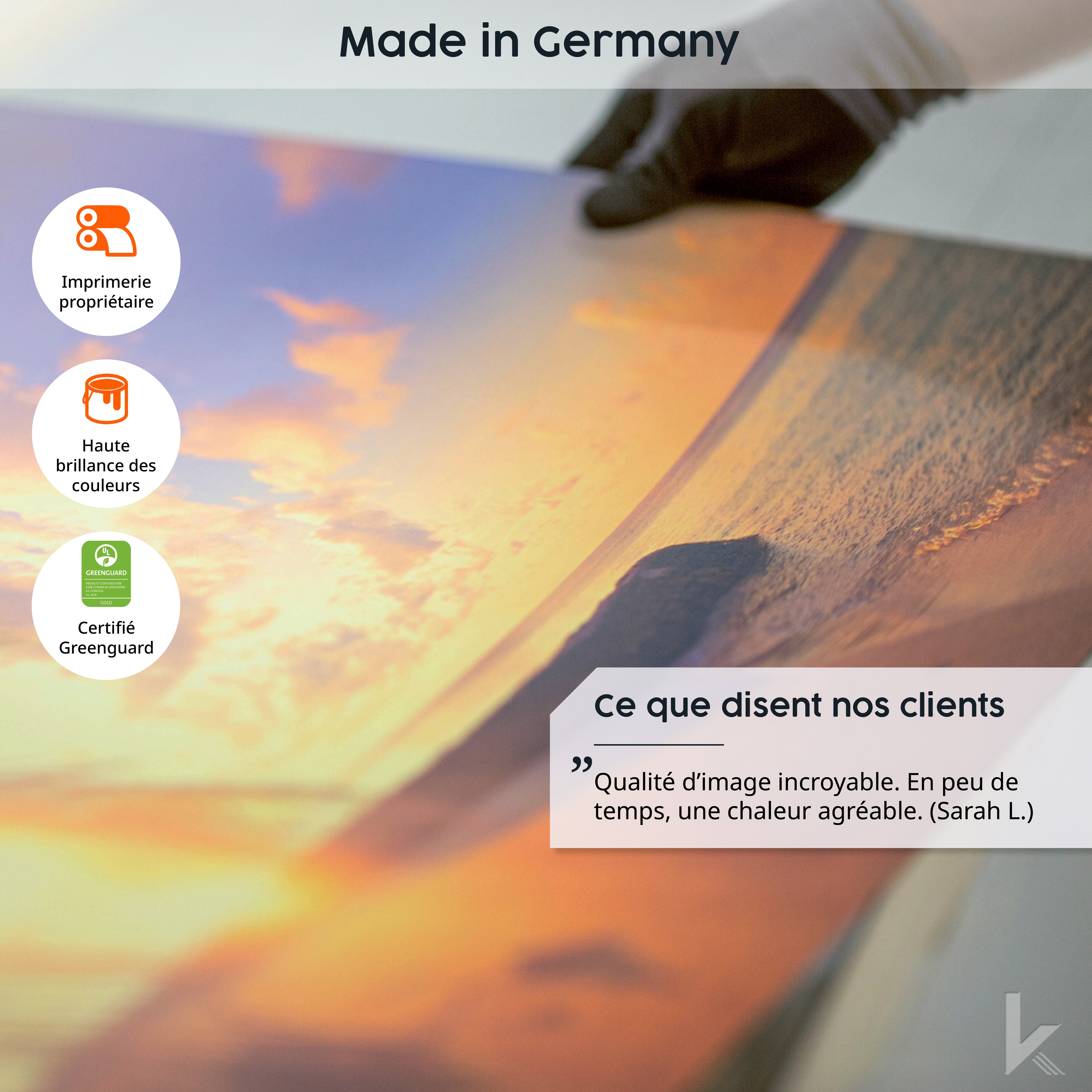 Chauffage infrarouge électrique 600W avec Smart Thermostat | Könighaus | Ambient Edition Amour d’été - 4