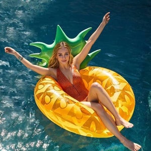 Bouée Gonflable Paillettes – Anneau De Natation Arc-en-ciel – PVC Résistant – Charge 100 Kg – Pour Piscine Et Plage