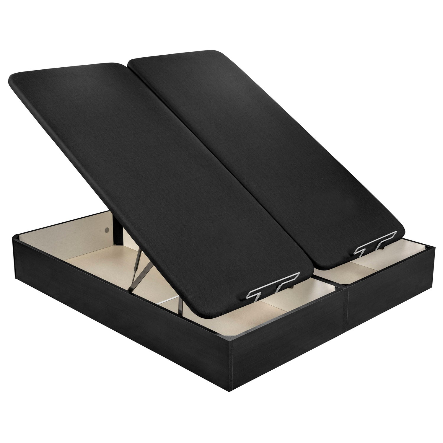 Sommier com arrumação 32cm - 140x190 | ENVIO, MONTAGEM E REMOÇÃO DO ANTIGO INCLUÍDOS | WHAT THE SLEEP | Preto - 7