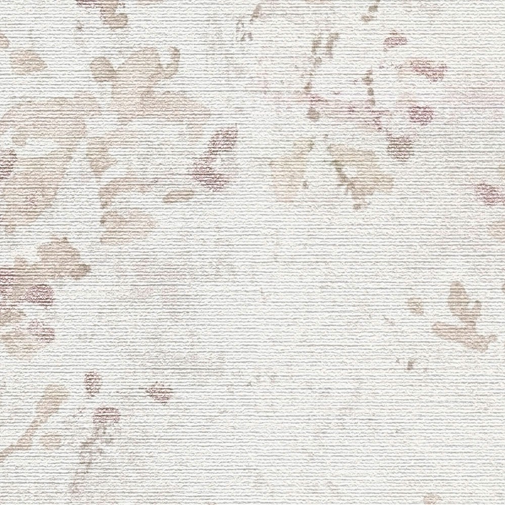 Papel Pintado Ramas Difuminadas en Crudo y Rosa 396503 - 4